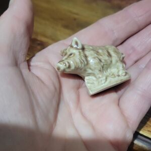 Red Rose Tea~Wade Whimsey Wild Boar Figurine